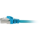 Sharkoon Câble de raccordement SFTP, RJ-45 Cat.7a Bleu, 1 mètre, Câble brut