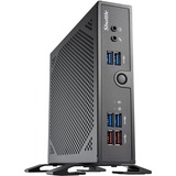 Shuttle XPC slim Barebone DS50U5, i5-1335U, 2x LAN (1x 2.5Gbit ,1x 1Gbit), 1xCOM,1xHDMI,1xDP, 1x VGA, fanless, fonctionnement permanent 24/7 Noir, i5-1335U, 2x LAN (1x 2.5Gbit ,1x 1Gbit), 1xCOM,1xHDMI,1xDP, 1x VGA, fanless, fonctionnement permanent 24/7, 1,3L mini PC, Mini PC type barebone, DDR5-SDRAM, PCI Express, Série ATA III, Ethernet/LAN, 90 W