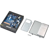 Shuttle XPC slim Barebone DS50U5, i5-1335U, 2x LAN (1x 2.5Gbit ,1x 1Gbit), 1xCOM,1xHDMI,1xDP, 1x VGA, fanless, fonctionnement permanent 24/7 Noir, i5-1335U, 2x LAN (1x 2.5Gbit ,1x 1Gbit), 1xCOM,1xHDMI,1xDP, 1x VGA, fanless, fonctionnement permanent 24/7, 1,3L mini PC, Mini PC type barebone, DDR5-SDRAM, PCI Express, Série ATA III, Ethernet/LAN, 90 W