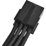 SilverStone 0.25m, 8p/PCI-E 8pin(6+2) 0,25 m, Câble d'extension Noir, 8p/PCI-E 8pin(6+2), 0,25 m, PCI-E (6+2 pin), Mâle, Mâle, Droit, Droit