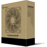 SilverStone Air Penetrator 184i PRO, Ventilateur de boîtier Noir