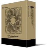 SilverStone Air Penetrator 184i PRO ventilateur de boîtier Noir, 180 x 180 x 32 mm, PWM
