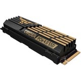 Team Group T-FORCE CARDEA A440 M.2 PCIe 2000 Go PCI Express 4.0 SSD Noir/Or, 2000 Go, M.2, 7000 Mo/s