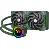 Thermaltake CL-W319-PL12RG-A système de refroidissement d’ordinateur Processeur Refroidisseur de liquide tout-en-un 12 cm Vert 1 pièce(s), Watercooling Vert, Refroidisseur de liquide tout-en-un, 12 cm, 500 tr/min, 2000 tr/min, 22,3 dB, Vert