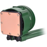 Thermaltake CL-W319-PL12RG-A système de refroidissement d’ordinateur Processeur Refroidisseur de liquide tout-en-un 12 cm Vert 1 pièce(s), Watercooling Vert, Refroidisseur de liquide tout-en-un, 12 cm, 500 tr/min, 2000 tr/min, 22,3 dB, Vert