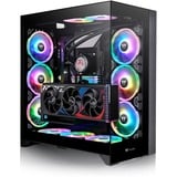 Thermaltake CTE E660 MX boîtier midi tower Noir | 2x USB-A | 1x USB-C | Verre trempé