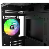 Thermaltake View 170 WS ARGB boîtier mini tower Noir/bois | 2x USB-A | RGB | Verre Trempé
