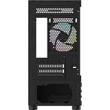 Thermaltake View 170 WS ARGB boîtier mini tower Noir/bois | 2x USB-A | RGB | Verre Trempé
