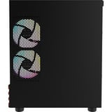 Thermaltake  boîtier mini tower Noir/bois | 2x USB-A | RGB | Window
