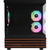 Thermaltake  boîtier mini tower Noir/bois | 2x USB-A | RGB | Window