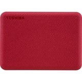 Toshiba Canvio Advance disque dur externe 4000 Go Rouge Rouge, 4000 Go, 2.5", 2.0/3.2 Gen 1 (3.1 Gen 1), Rouge