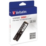 Verbatim Vi5000 2 To M.2 PCI Express 4.0 NVMe 3D NAND SSD 2 To, M.2, 5000 Mo/s