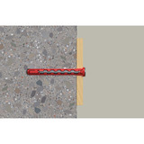 fischer Cheville à tige longue HybridPower 10x90 T Rouge/gris