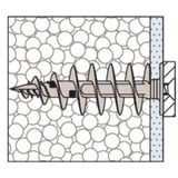 fischer Cheville pour isolant FID II Plus 80mm Blanc