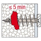 fischer Cheville pour isolant FID II Plus 80mm Blanc