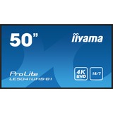 iiyama LE5041UHS-B1, Affichage public Noir