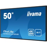 iiyama LE5041UHS-B1, Affichage public Noir