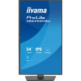 iiyama ProLite XB2493HSU-B1 23.8" Moniteur Noir (Mat), 1x DisplayPort, 1x HDMI, 2x USB-A, 120 Hz, 60,5 cm (23.8"), 1920 x 1080 pixels, Full HD, LED, 1 ms, Noir