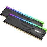 ADATA 16 Go DDR4-3600 (2x 8 Go) mémoire vive Noir, AX4U36008G18I-DTBKD35G, XMP 2.0