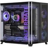 ALTERNATE Gaming-PC • RTX 5080 • AMD Ryzen™ 7 9800X3D • 32 GB RAM, PC gaming Noir/transparent