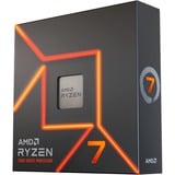 AMD Ryzen 7 7700X, 4,5 GHz (5,4 GHz Turbo Boost) socket AM5 processeur Unlocked, Boxed, processeur en boîte