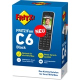 AVM FRITZ!Fon C6 Bundle, Combiné Noir