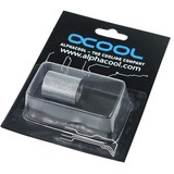 Alphacool 17047 pièce et accessoire pour systèmes de refroidissement d'ordinateurs Raccord, Connexion Chrome, Raccord, Laiton, Chrome, 1/4", Femelle, Femelle