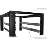 Alphacool Rack serveur à cadre ouvert ES 19", Boîtier de serveur en rack Noir