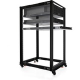 Alphacool Rack serveur à cadre ouvert ES 19", Boîtier de serveur en rack Noir