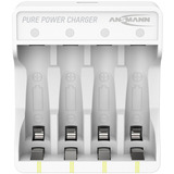Ansmann Chargeur lithium Pure Power 1001-0181 Blanc