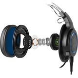 Audio-Technica  casque gaming over-ear Noir/Bleu