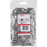 Bosch Embout de vissage qualité extra-dure, Bit 100 pièce(s), Phillips, PH 2, Acier, 25 mm, 25,4 / 4 mm (1 / 4")
