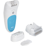 Braun Silk-épil 5-605, Appareil à épiler Blanc/Bleu clair