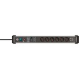 Brennenstuhl Premium-Protect-Line 1391010610, Multiprise Noir/en aluminium