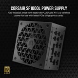 Corsair SF1000L Reconditionné alimentation modulaire 1000 watt Noir, 5x PCIe