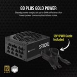 Corsair SF1000L Reconditionné alimentation modulaire 1000 watt Noir, 5x PCIe
