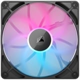 Corsair iCUE RX140 RGB Single, Ventilateur de boîtier Noir, 4 broches PWM