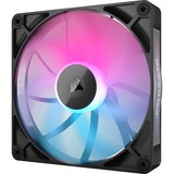 Corsair iCUE RX140 RGB Single, Ventilateur de boîtier Noir, 4 broches PWM