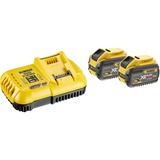 DeWALT DCB118X2-QW batterie et chargeur d’outil électroportatif Chargeur de batterie Jaune/Noir, Chargeur de batterie, Lithium-Ion (Li-Ion), DeWalt, Lithium-Ion (Li-Ion), 2 pièce(s), 650 g