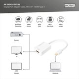 Digitus AK-340416-002-W, Adaptateur Blanc