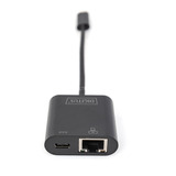 Digitus Adaptateur Ethernet Gigabit USB Type-C Noir