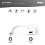 Digitus Adaptateur / convertisseur Mini DisplayPort vers HDMI Blanc
