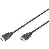 Digitus Câble de connexion HDMI haute vitesse, avec Ethernet, Full HD 1080i/p Noir