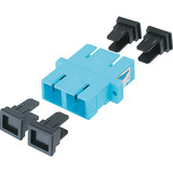 Digitus Coupleur fibre optique, duplex, prise SC > SC, multimode OM3, Raccord Bleu clair