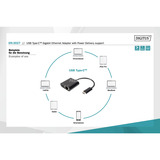 Digitus DN-3027, Adaptateur Noir