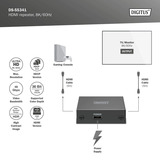 Digitus DS-55341, Répéteur Noir