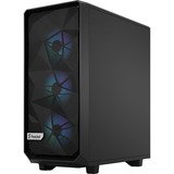 Fractal Design Meshify 2 Compact RGB boîtier midi tower Noir | 2x USB-A | 1x USB-C | RGB | Verre Trempé