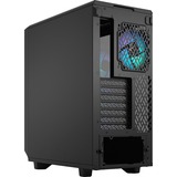 Fractal Design Meshify 2 Compact RGB boîtier midi tower Noir | 2x USB-A | 1x USB-C | RGB | Verre Trempé