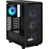 Fractal Design Meshify 2 Compact RGB boîtier midi tower Noir | 2x USB-A | 1x USB-C | RGB | Verre Trempé