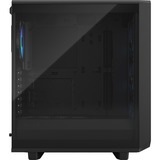 Fractal Design Meshify 2 Compact RGB boîtier midi tower Noir | 2x USB-A | 1x USB-C | RGB | Verre Trempé
